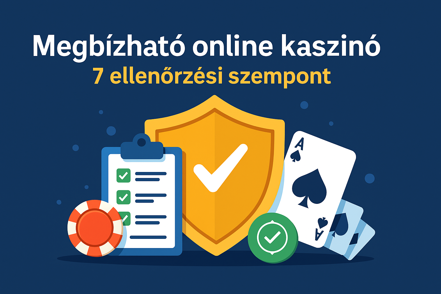 Kézfogás kaszinó szimbólumokkal – megbízható online kaszinó választás illusztráció
