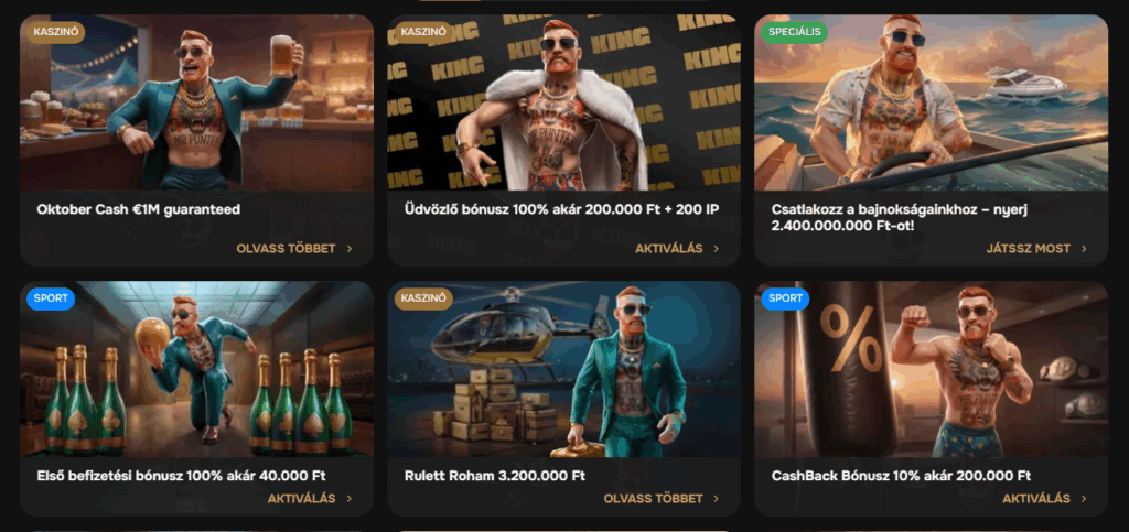 Mrpunter kaszinó bónuszok 2025